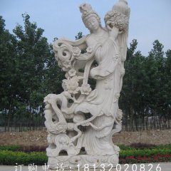 天女散花石雕，廣場景觀石雕