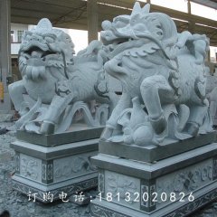 青石貔貅，石雕神獸