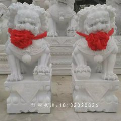 北京獅，漢白玉獅子雕塑