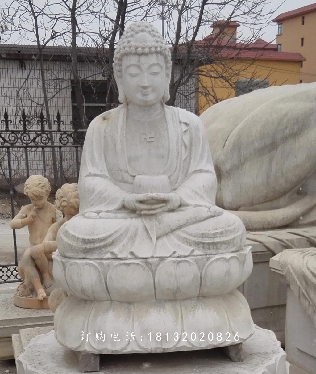 釋迦牟尼石雕,大理石佛像雕塑
