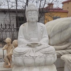 釋迦牟尼石雕，大理石佛像雕塑