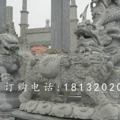 麒麟石雕，青石神獸石雕
