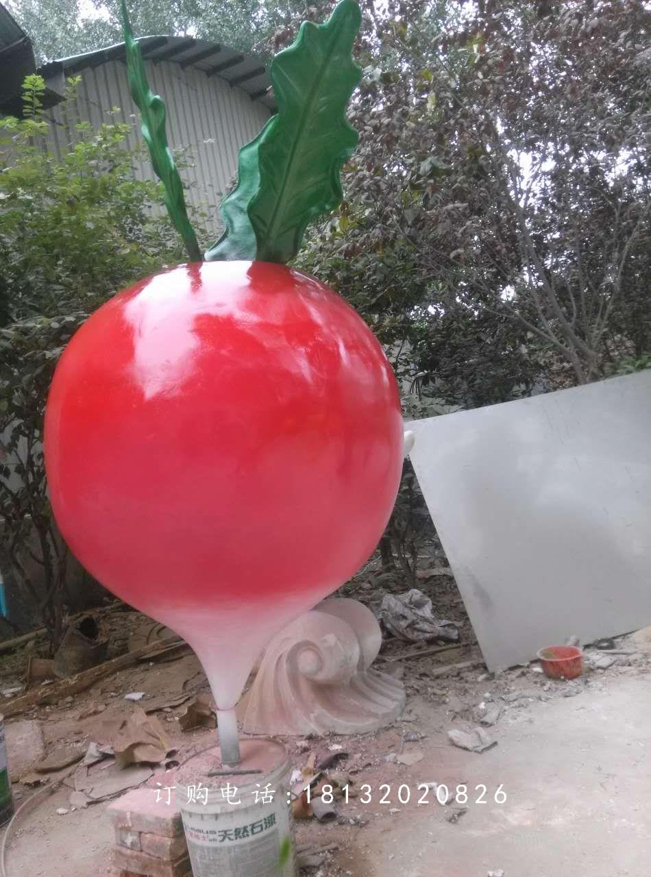 蔓菁雕塑，玻璃鋼蔬菜雕塑