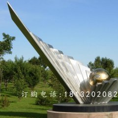 不銹鋼明珠雕塑，公園不銹鋼雕塑