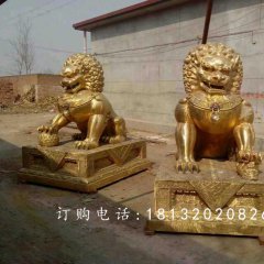 北京獅銅雕，廣場(chǎng)銅獅子雕塑
