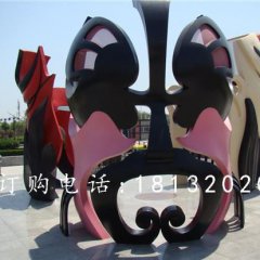 玻璃鋼臉譜雕塑，廣場(chǎng)玻璃鋼雕塑