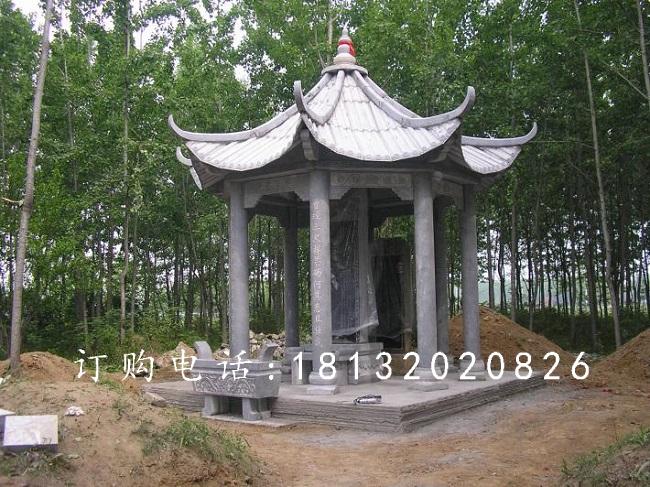 碑亭石雕，陵園涼亭石雕