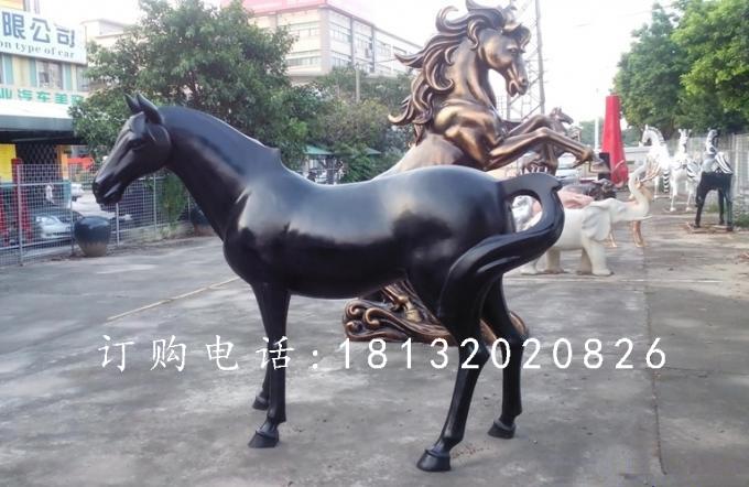 玻璃鋼馬雕塑，玻璃鋼動物雕塑