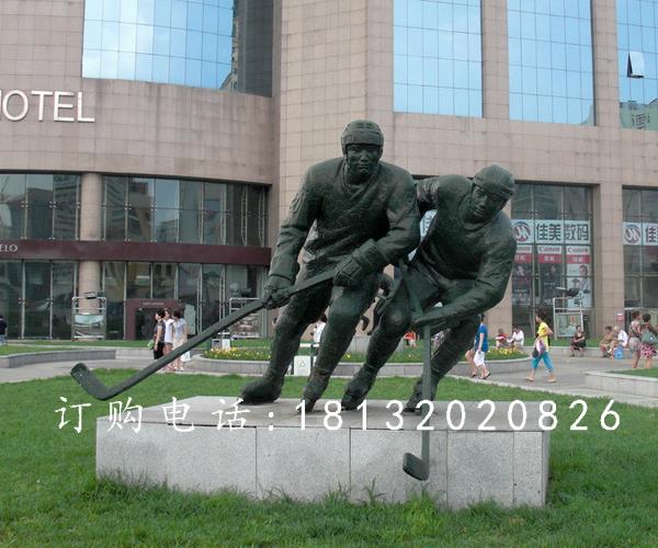 打高爾夫銅雕，廣場景觀銅雕