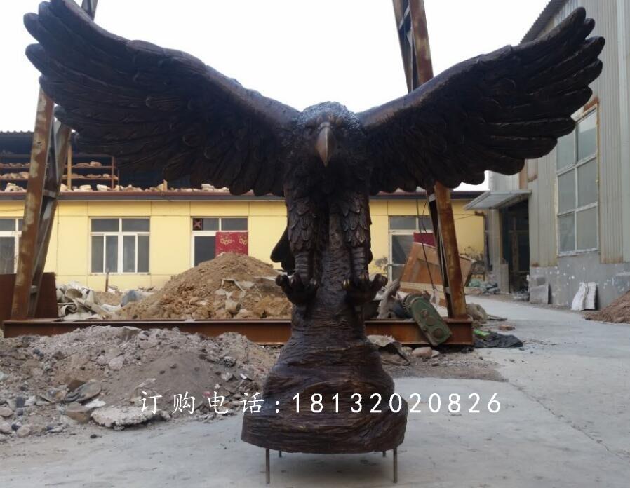 雄鷹展翅銅雕，廣場銅雕鷹 (2)