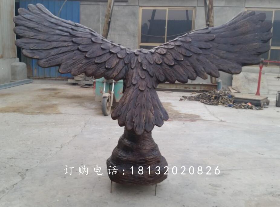 雄鷹展翅銅雕，廣場銅雕鷹 (3)