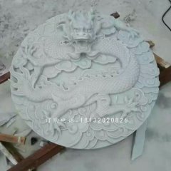 漢白玉石浮雕，石龍浮雕
