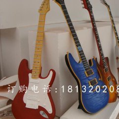 玻璃鋼吉他雕塑，玻璃鋼仿真樂(lè)器