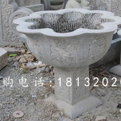 大理石花盆雕塑，花崗巖花盆
