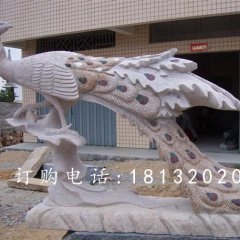 孔雀石雕，公園動物石雕
