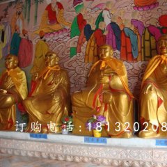 玻璃鋼十八羅漢雕塑，寺廟羅漢雕塑