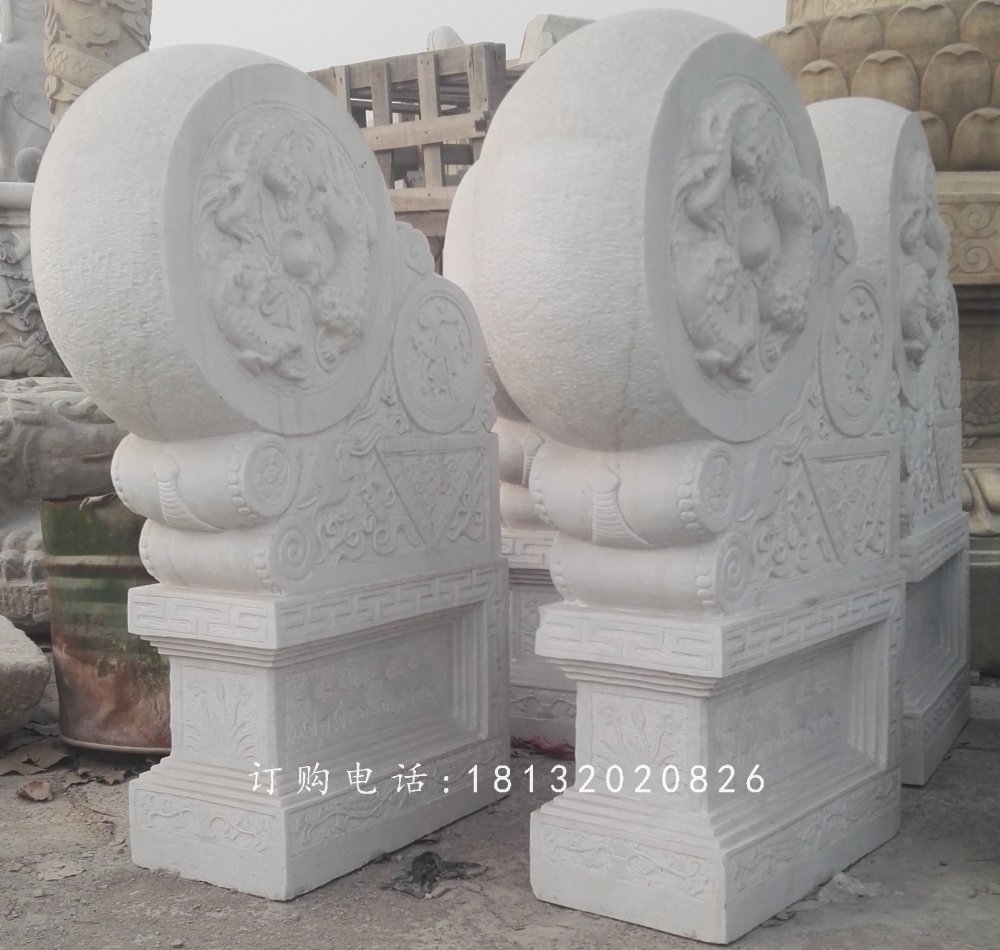 石雕門(mén)墩，抱鼓石 (2)