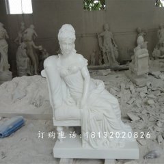 西方女王石雕，漢白玉人物石雕