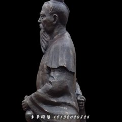 藥王孫思邈銅雕，公園名人銅雕