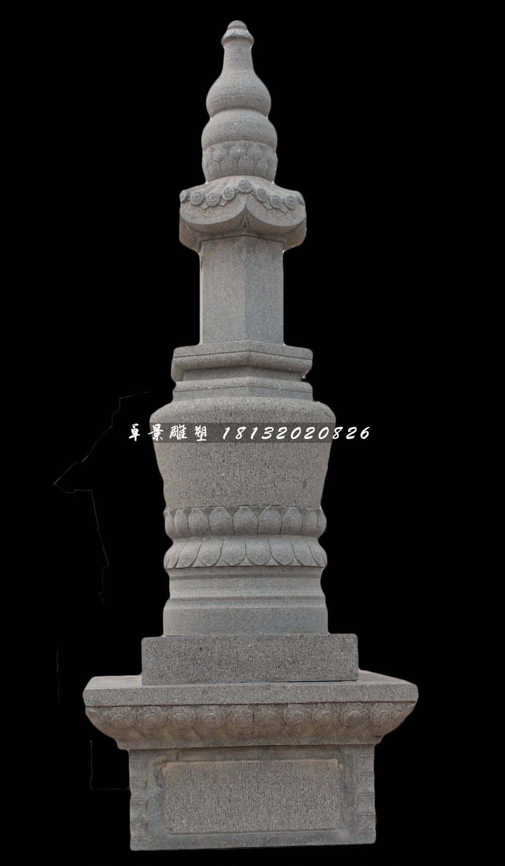 大理石塔雕塑，廣場石雕塔 (1)