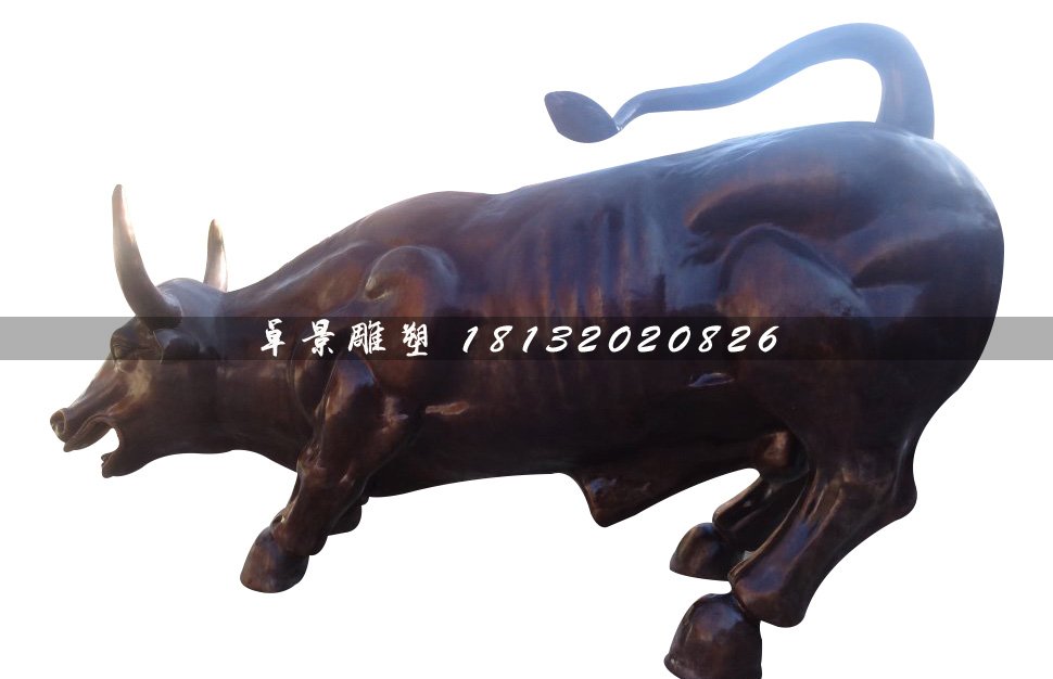 華爾街銅牛，廣場動物銅雕 (2)