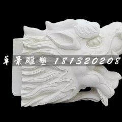 龍頭石雕，大理石噴水龍頭雕塑