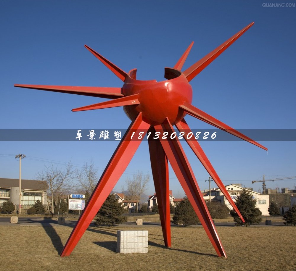 光芒雕塑，不銹鋼廣場(chǎng)雕塑