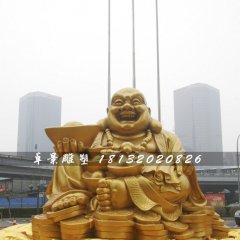 彌勒佛銅雕，廣場(chǎng)大型銅佛像