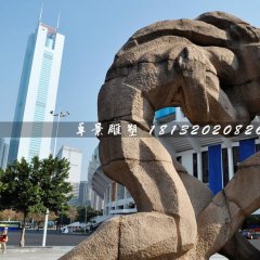 搏擊者石雕，廣場景觀石雕