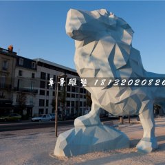 獅子石雕，抽象動(dòng)物石雕