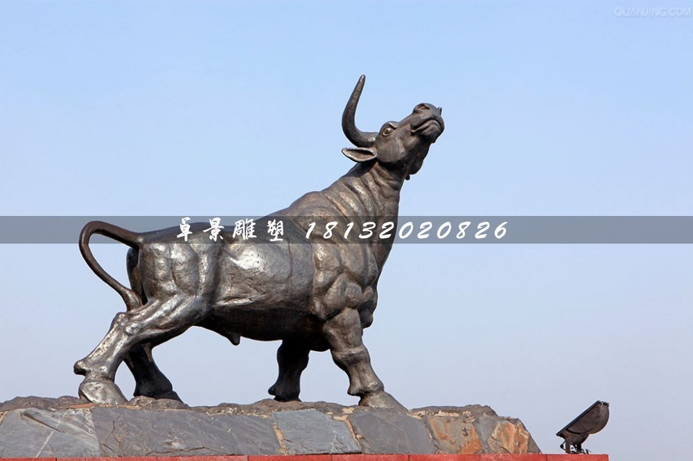 銅牛雕塑，廣場動物銅雕