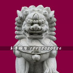北京獅石雕，大理石獅子
