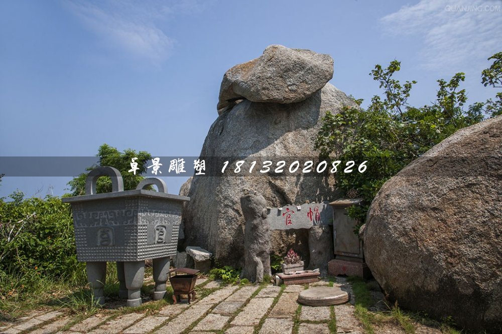 四腳銅鼎，仿古銅鼎雕塑