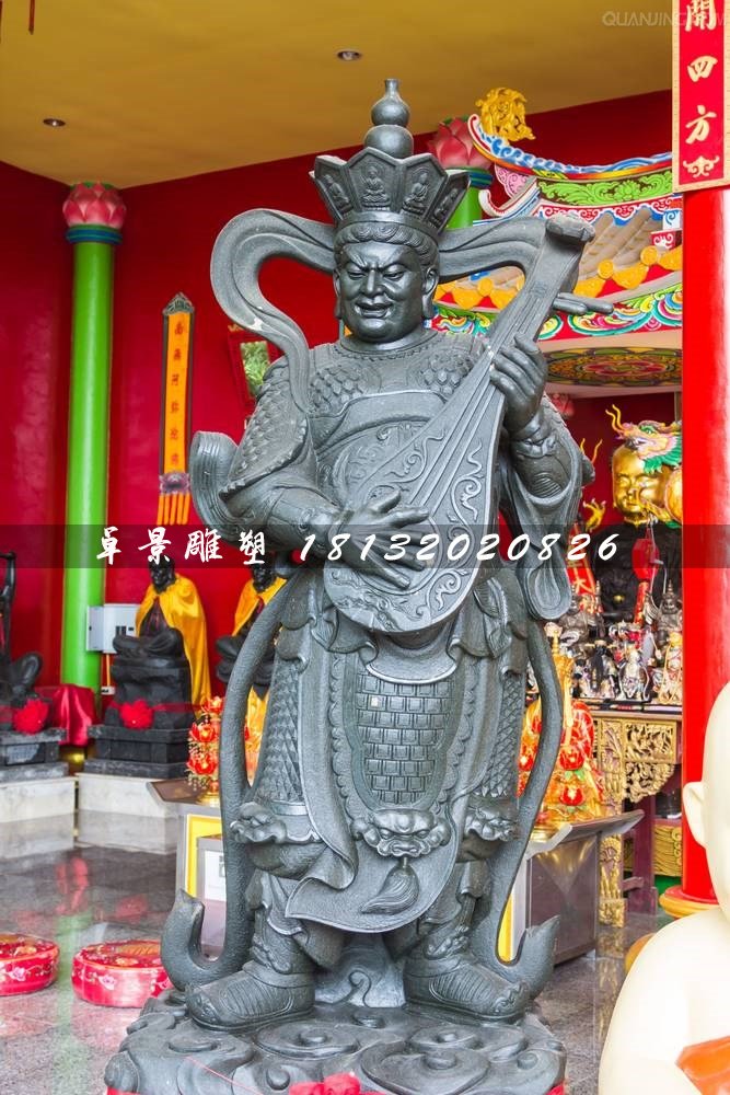 持國天王銅雕，四大護(hù)法銅雕
