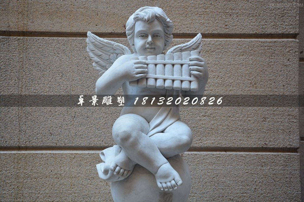 音樂(lè)小天使石雕，人物石雕