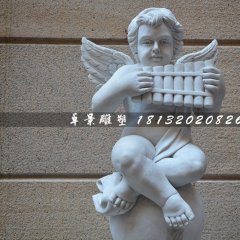 音樂(lè)小天使石雕，人物石雕