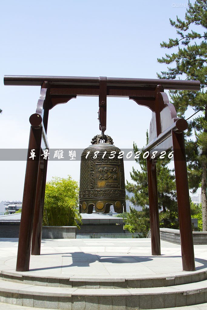 銅鐘，黃銅鐘，廣場(chǎng)銅鐘雕塑