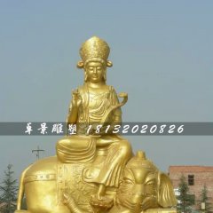 普賢菩薩雕塑，大型佛像銅雕