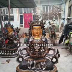 長(zhǎng)壽佛銅雕，寺廟銅佛像