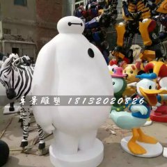玻璃鋼大白雕塑，卡通雕塑