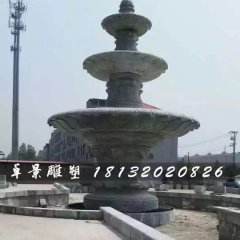 大型石噴泉，青石噴泉雕塑
