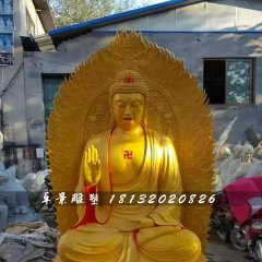 釋迦牟尼佛雕塑，玻璃鋼佛像