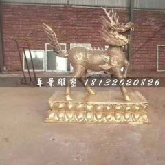 銅麒麟，廣場神獸銅雕
