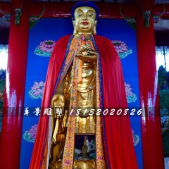 立式釋迦牟尼銅雕，寺廟銅佛像