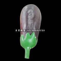 仿真茄子雕塑，玻璃鋼蔬菜