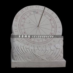 大理石日晷，廣場(chǎng)日晷石雕
