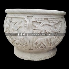 水缸，大理石水缸