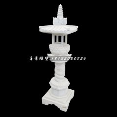 漢白玉燈，園林景觀石雕