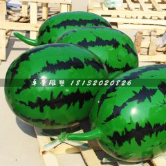 仿真西瓜雕塑，玻璃鋼水果雕塑
