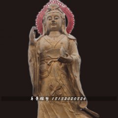 銅觀音雕塑，立式觀音菩薩銅雕